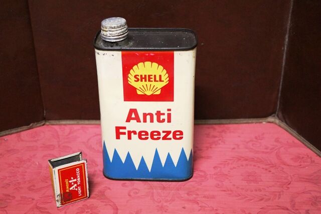 Vintage Shell AntiFreeze One Quart Tin