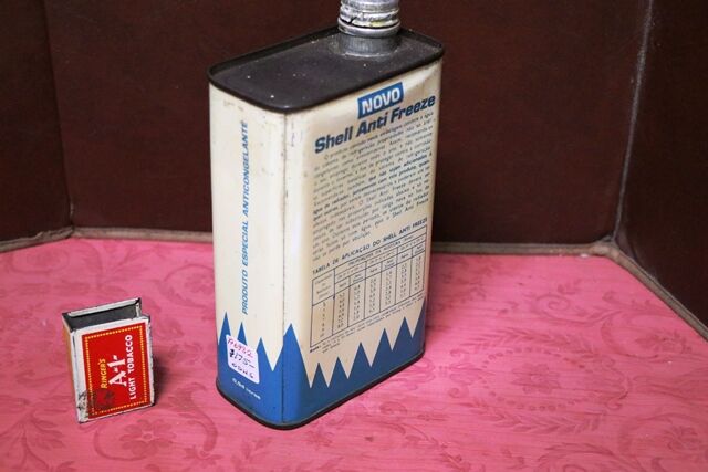 Vintage Shell AntiFreeze One Quart Tin
