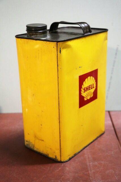Vintage Shell Diala Oil BX One Gallon Tin