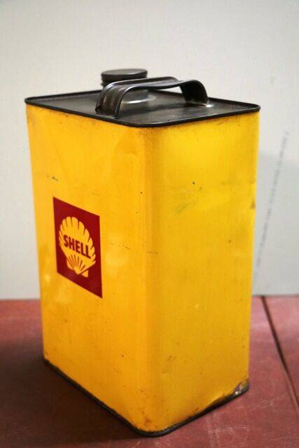 Vintage Shell Diala Oil BX One Gallon Tin