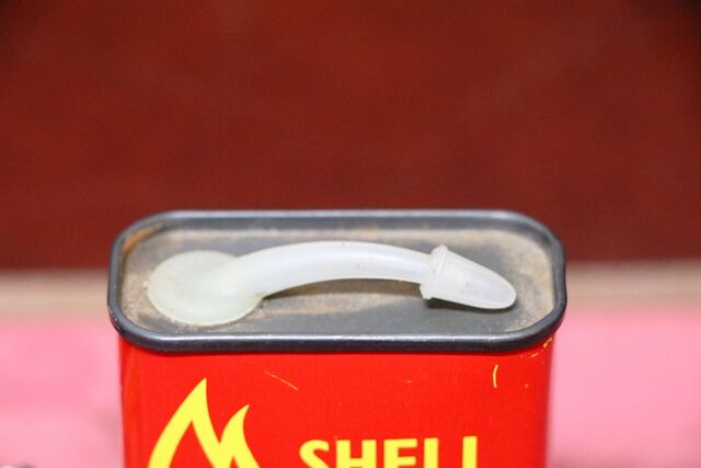 Vintage Shell Lighter Fluid Four oz Oiler