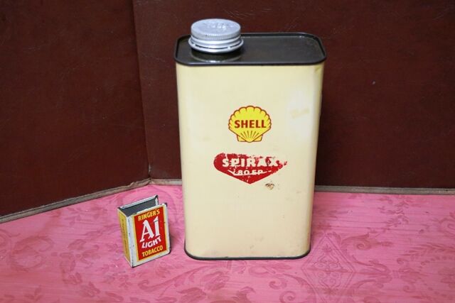 Vintage Shell Spirax 80 EP Gear Oil 1 Quart Tin