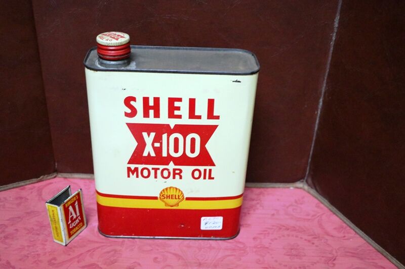 Vintage Shell X100 Motor Oil 2litre Tin