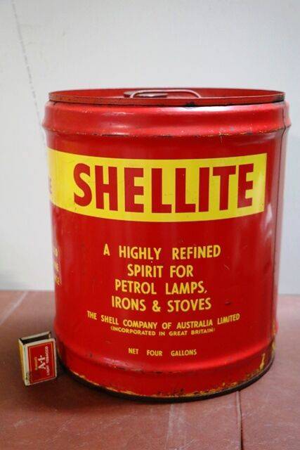 Vintage Shellite Refined Spirit 4 gal Drum