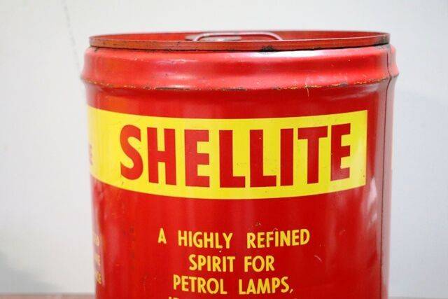 Vintage Shellite Refined Spirit 4 gal Drum