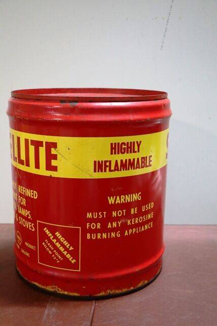 Vintage Shellite Refined Spirit 4 gal Drum