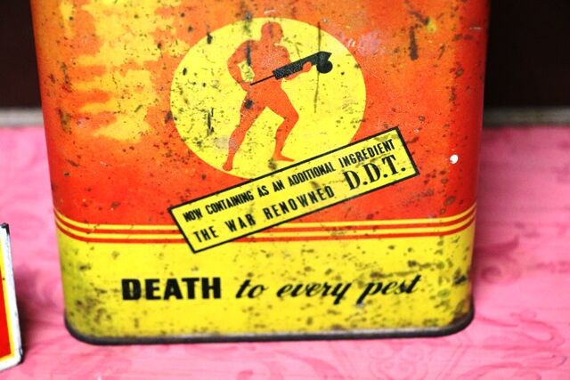 Vintage Shelltox DDT Half Gallon Tin