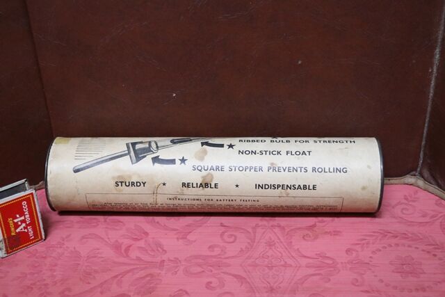 Vintage Stadium Heavy Duty Hydrometer in Original Cylinder