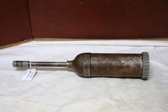 Vintage Steel Tecalemit Pump Action Auto Grease Gun Dispenser