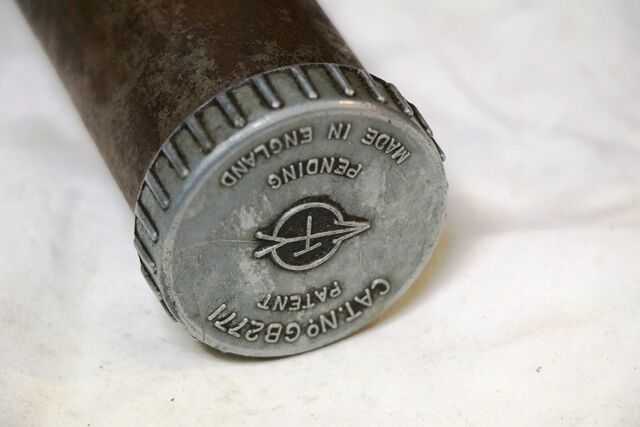 Vintage Steel Tecalemit Pump Action Auto Grease Gun Dispenser
