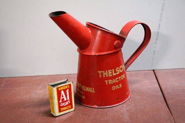 Vintage Thelson Tractor Oils one Pint Pourer