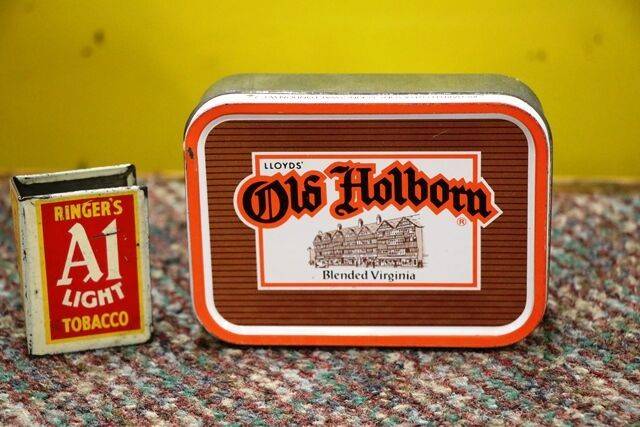 Vintage Tobacco Tin Old Holborn Tin