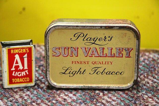 Vintage Tobacco Tin Playerand39s Sun Valley Tin