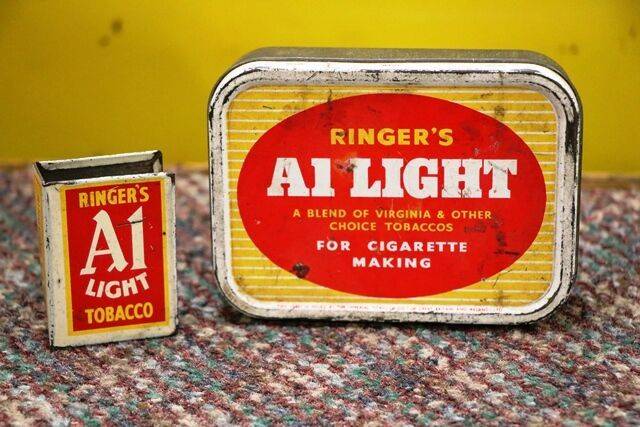 Vintage Tobacco Tin Ringerand39s A1 Light Tobacco Tin