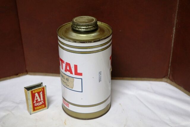 Vintage Total Hermes 40 One Quart Can 