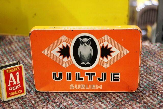 Vintage Uiltje Subliem 10 Sigaren Tin