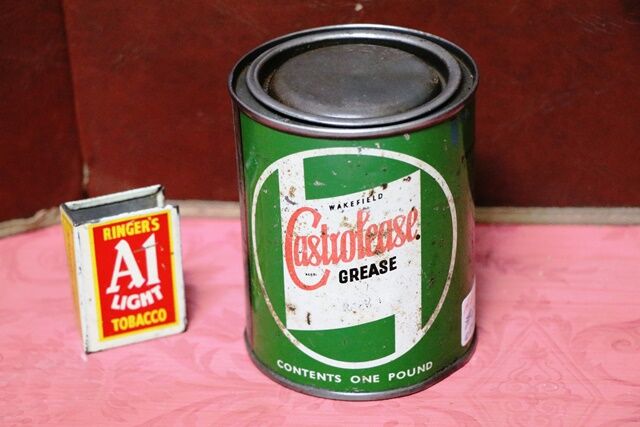 Vintage Wakefield Castrolease Grease 1lb Tin