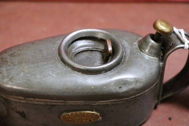 Vintage Websters 13 Pint Boat Shape Oiler