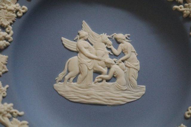 Vintage Wedgwood Blue and White Miniature Plate