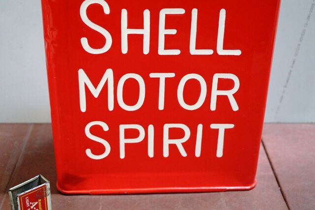 Well Restored 1950 Shell Motor Spirit Running Board Fuel Can