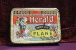 The Herald Dark Cut Flake Tobacco Tin #