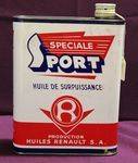 French Speciale Sport 2ltr Oil Tin