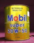 Sealed Mobil Super 1ltr Oil Tin