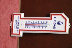 Small Classic LP Gas Plastic Thermometer.