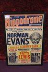 Hippodrome Norman Evans ad Show Card 1950's