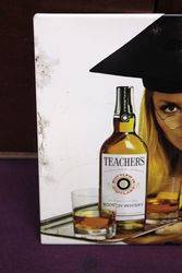 Teachers Scotch Whisky Pictorial Tin Calendar 