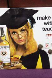 Teachers Scotch Whisky Pictorial Tin Calendar 