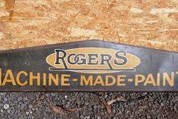 Rodgers Paints Tin Advertising Sign