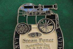 100th Lake Goldsmith Steam Rally Car Badge