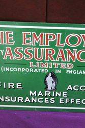 The Employers Assurance Tin Advertising Sign