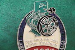 101st Lake Goldsmith Steam Rally Car Badge