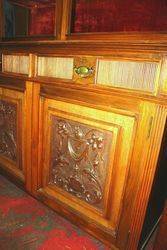 Late Vic Maples + Co Walnut Bookcase 