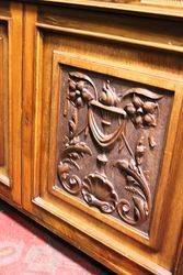 Late Vic Maples + Co Walnut Bookcase 