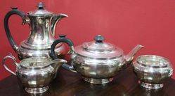 4-Piece Walker and Hall Tea Set c1900-1920