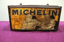 Original Michelin Pictorial Metal Tool Box 