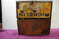 Original Michelin Pictorial Metal Tool Box 