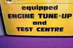 Genuine TI Crypton Test Centre Enamel Sign 