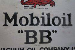 Mobiloil Gargoyle Enamel Advertising Sign 