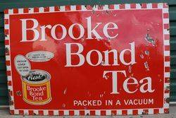 Brooke Bond Tea Enamel Advertising Sign #