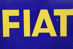 FIAT Double Side Enamel Advertising Sign 