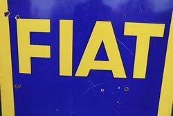 FIAT Double Side Enamel Advertising Sign 