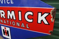 Mc Cormick International Enamel Advertising Sign 