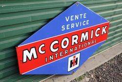 Mc Cormick International Enamel Advertising Sign 