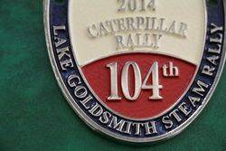 104th Lake Goldsmith Steam Rally Car Badge