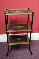 Late C19th Antique French 3 Tier Etagere #