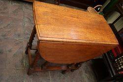 Quality Early 20th Century Oak GateLeg Table 